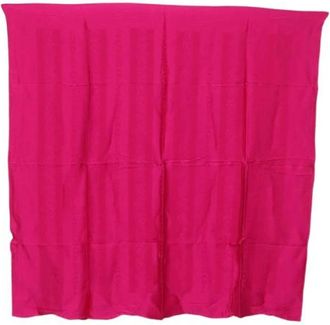Chanel Pre-owned Scarves, female, Pink, Size: ONE SIZE Pre-owned Vintage Silk Scarf