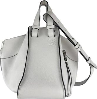 Loewe Pre-owned Handbags, female, White, Size: ONE SIZE Pre-owned Shoulder Bag