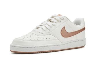 Nike Court Vision Low Next Nature Womens Shoes Sail/Metallic Red Bronze/Rose Gold : 10.5 B - Medium, Faux Leather