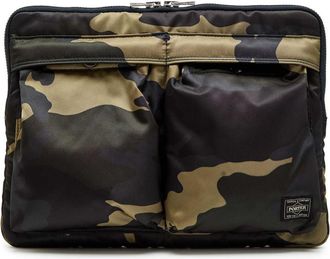 Porter Counter Shade Camouflage Nylon Twill Document Case - Khaki - One Size