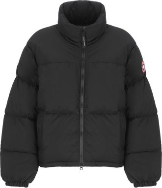 Canada Goose Voluminous Black Padded Coat With High Neck