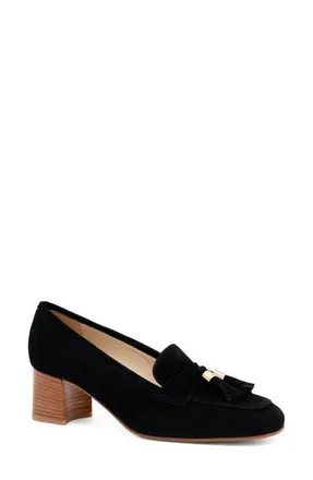 Amalfi By Rangoni Balcanico Tassel Pump in Black Cashmere at Nordstrom, Size 5.5