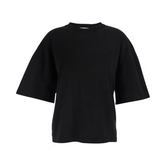 A Gold E Tops, Dames, Zwart, S, Katoen, Ellery Tee