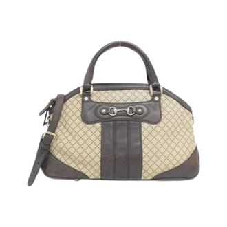 Gucci Pre-owned Handbags, female, Beige, Size: ONE SIZE Pre-owned Vintage Handbag