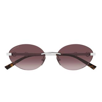 Gucci Sunglasses, unisex, Gray, Size: 58 MM Sunglasses