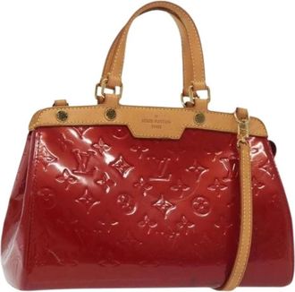 Louis Vuitton Tweedehands leren handtassen - Dames - Vintage Handtas - Rood - ONE Size - Vintage