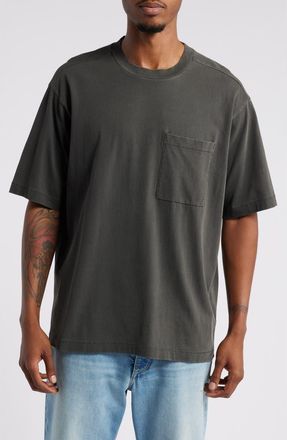 BP. Washed Oversize Pocket T-Shirt in Grey Depths Washed at Nordstrom, Size Xx-Large