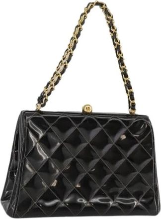 Chanel Pre-owned Shoulder Bags, female, Black, Size: ONE SIZE Pre-owned Vintage Shoulder Bag