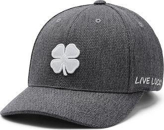 Black Clover Sweet Bamboo 4 Adjustable Hat Baseball Caps White/Charcoal, Polyester