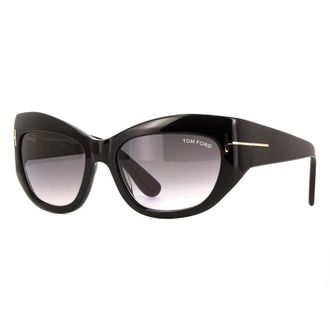 Tom Ford FT1065 01B Shiny Black/Gradient Smoke