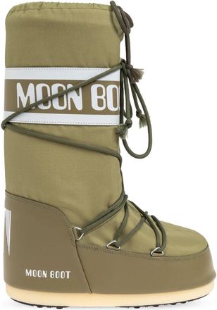 Moon Boot Sneeuwlaarzen Icoon Nylon - Dames - Winterlaarzen - Groen - 42 EU - Nylon - Schoenen