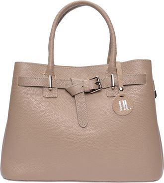 Anna Luchini Beige Rundleer Tas