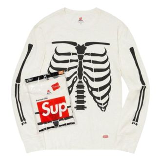 SUPREME Hanes Bones Thermal Crew (1 Pack) Natural FW24A75-NATURAL