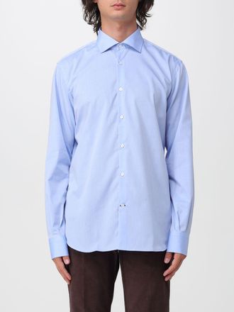 Brooksfield Camicia classica in popeline di cotone con collo francese