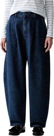 Karl Lagerfeld Barrel-leg Jeans - Dames - Loose Fit Jeans - Blauw - W29 - Katoen - Jeans