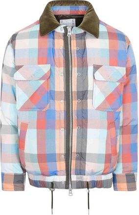 sacai Plaid Padded Blouson