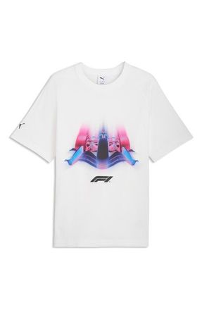 Puma Formula 1 Car Graphic T-Shirt in Puma White at Nordstrom, Size Xx-Large