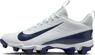 Nike Mens Alpha Menace 4 Shark Football Cleats in White | FN0028-104