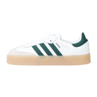 adidas Sambae - Dames - Sneakers - Wit - 39 1/3 EU - Leer - Schoenen