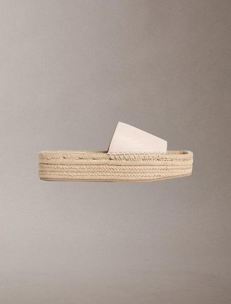 Calvin Klein Ebeth - Chanclas de cu&ntilde;a tipo alpargatas