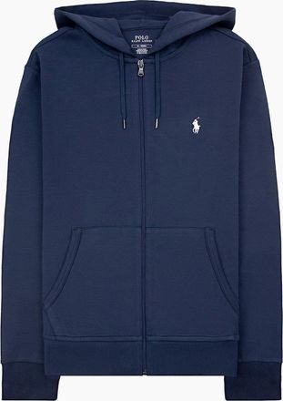 Polo Ralph Lauren Mens Polo Ralph Lauren Double Knit Full Zip Hoodie Aviator Navy - Size: 44/Regular
