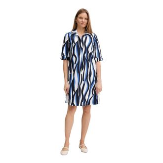 Joseph Ribkoff Dames, Jurken, Blauw, Maat: XL Nylon