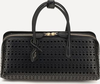 Alaia Small Delta nabuk Handbag Female UNI