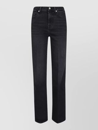 7 For All Mankind denim high-rise flared jeans