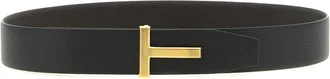 Tom Ford Mens Multicolor Calfskin Regular Belt