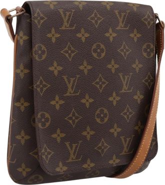 Louis Vuitton Musette Salsa Monogram Canvas Brown Canvas Handbag (Pre-Owned)