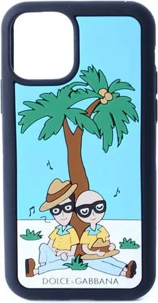 Dolce & Gabbana Phone Accessories, male, Blue, Size: ONE SIZE iPhone 11 Pro Case