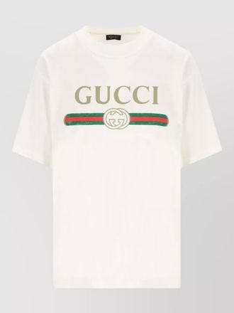 Gucci logo cotton t-shirt