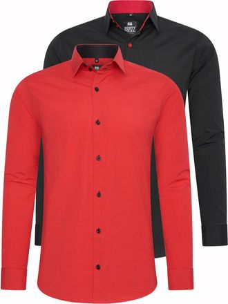 Rusty Neal Set van 2 zakelijke overhemden