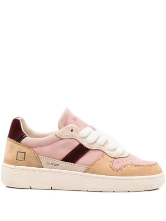 D.A.T.E. suede panelled sneakers - men - Suede/Leather/Rubber - 41 - Neutrals