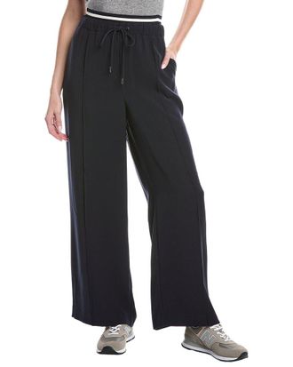 Reiss Fleur Waistband Detail Wide Leg Pant