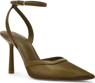Steve Madden Alliance Pointed Toe Pump in Olive at Nordstrom, Size 6.5