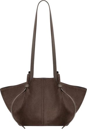 Yuzefi Mochi Schoudertas - Dames - Shoppers - Bruin - ONE Size - Leer - Tassen
