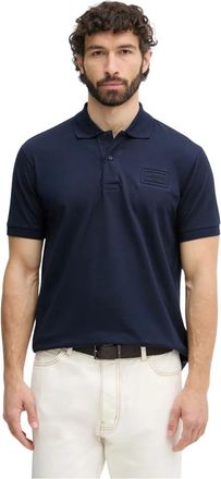 Lacoste Heren, Tops, Blauw, Maat: M Katoen
