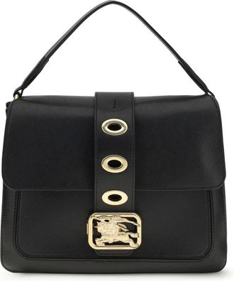 Burberry Small Rider Bag - Dames - Tassen - Zwart - Maat: ONE Size Zijde