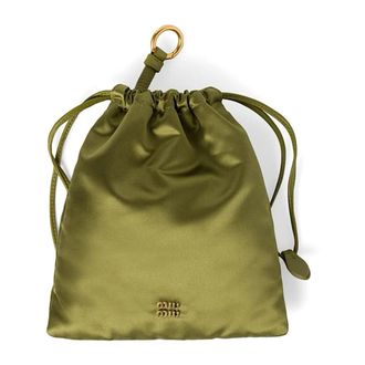 Miu Miu Bucket Bags, female, Green, ONE SIZE, Pochette