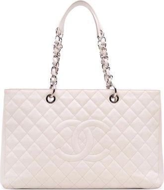 Chanel Borsa tote Grand Shopping XL in pelle Caviar 2012-2013 - Bianco
