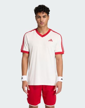 adidas adidas Performance - Tennis Classics - T-shirt bianco gesso