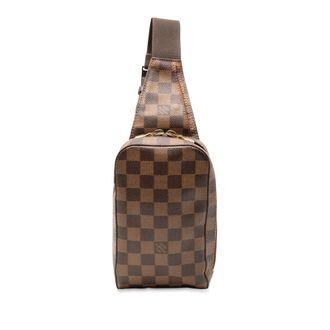 Louis Vuitton Pre-owned Womens Damier Ebene Geronimos - Brown Textile - One Size