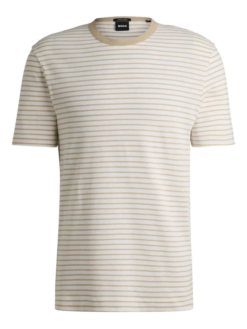 BOSS Striped T-Shirts − Sale: up to −50% | Stylight