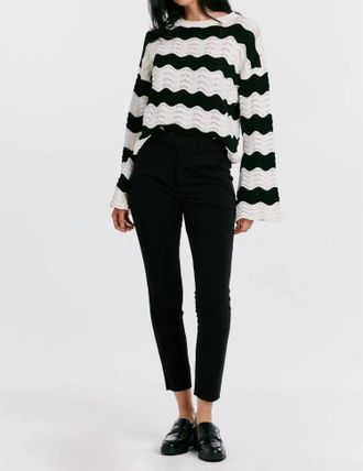 Dear John Denim Monica High Rise Cropped Skinny Legging In Black