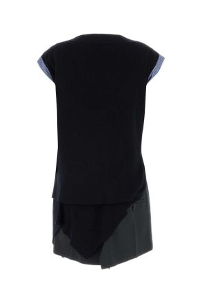 sacai Navygray Abiti Dress