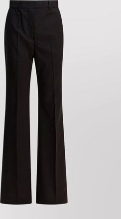 Sportmax flared leg trousers pleated front