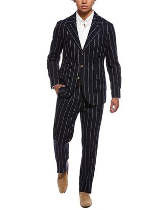 Brunello Cucinelli 2Pc Linen-Blend Suit