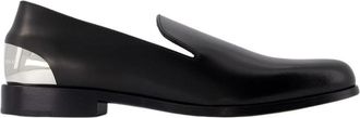 Alexander McQueen Loafers - Heren - Loafers - Zwart - 39 EU - Leer - Schoenen
