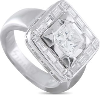 Luxury Bazaar Platinum 2.17ct Diamond Ring MF12-122425
